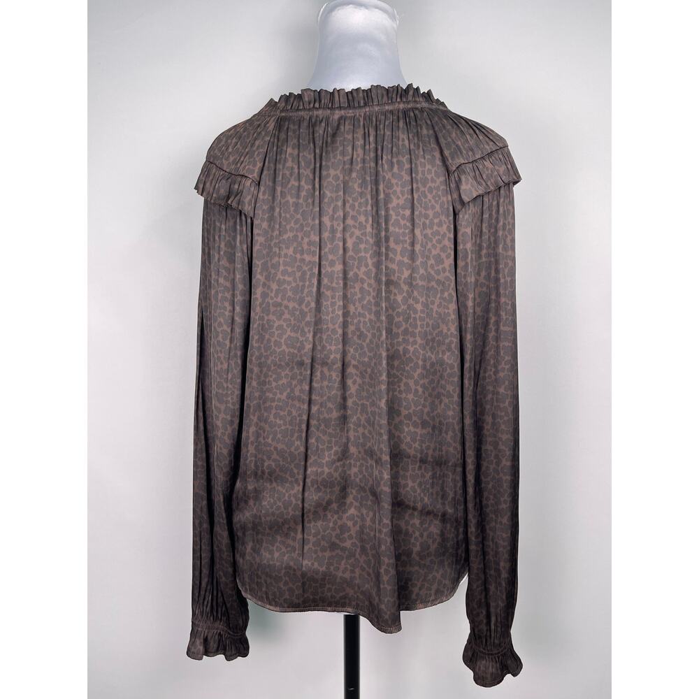 GAP Small Long Sleeve Animal Print Blouse - Picture 4 of 9
